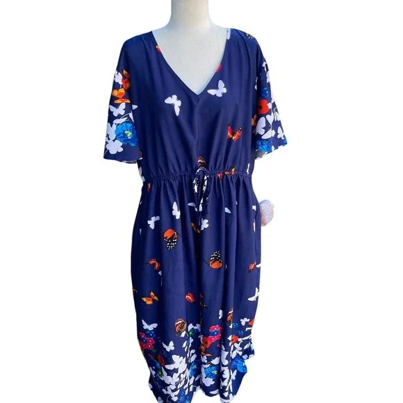 blue dashiki dress Africa Off Shoulder Short Dress African Dashiki Royal Blue Version by  AfricanPride main image 0